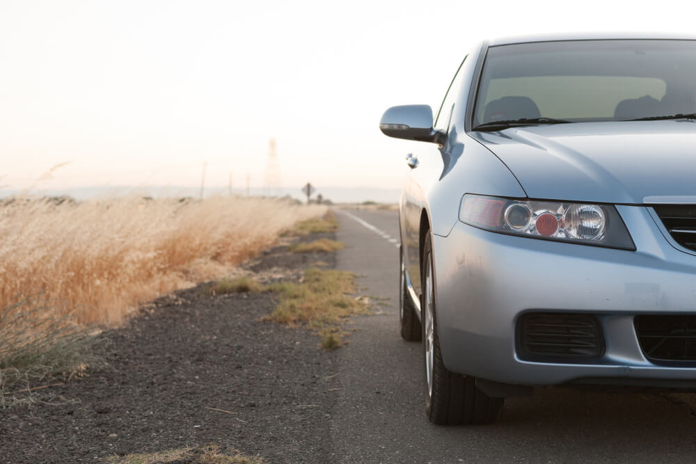 auto ściąga na boki
